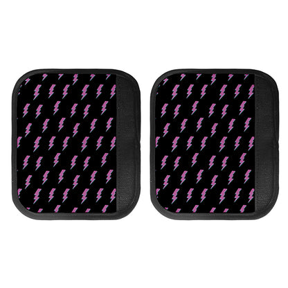 Purple And Teal Lightning Pattern Print Handle Covers