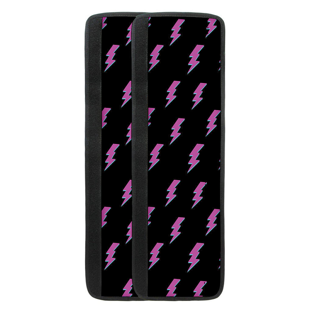 Purple And Teal Lightning Pattern Print Refrigerator Handle Covers