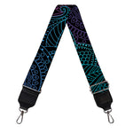 Purple And Teal Mandala Print Bag Strap
