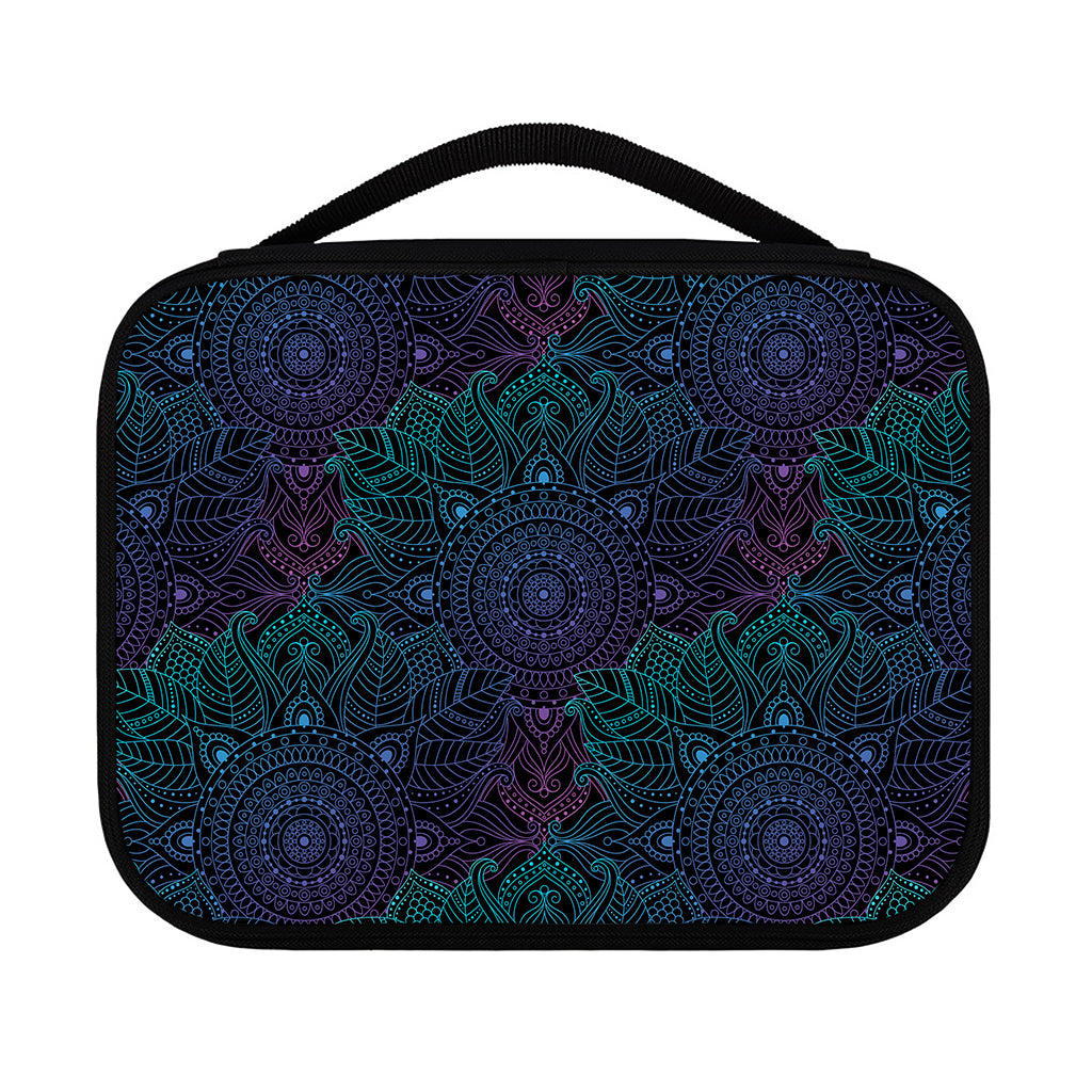 Purple And Teal Mandala Print Classic Bible Case