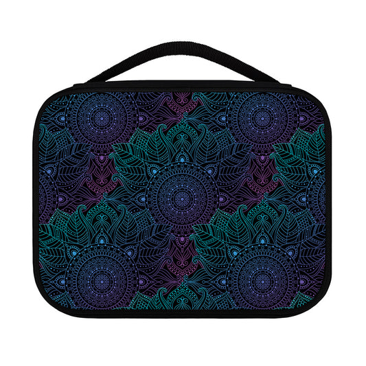 Purple And Teal Mandala Print Classic Bible Case