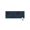 Purple And Teal Mandala Print Extended Mouse Pad