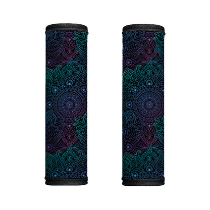 Purple And Teal Mandala Print Handle Covers