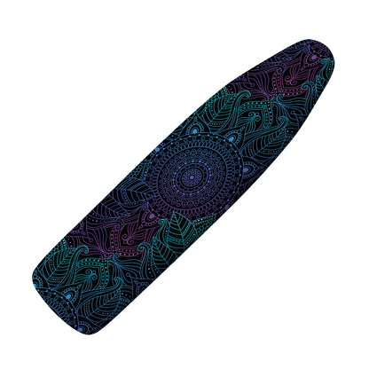 Purple And Teal Mandala Print Ironing Board Cover