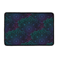 Purple And Teal Mandala Print Kitchen Mat
