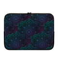 Purple And Teal Mandala Print Laptop Sleeve