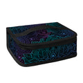 Purple And Teal Mandala Print Small Lunch Bag
