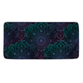 Purple And Teal Mandala Print Towel