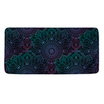 Purple And Teal Mandala Print Towel