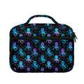 Purple And Teal Octopus Pattern Print Briefcase Bible Bag