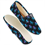 Purple And Teal Octopus Pattern Print Casual Shoes