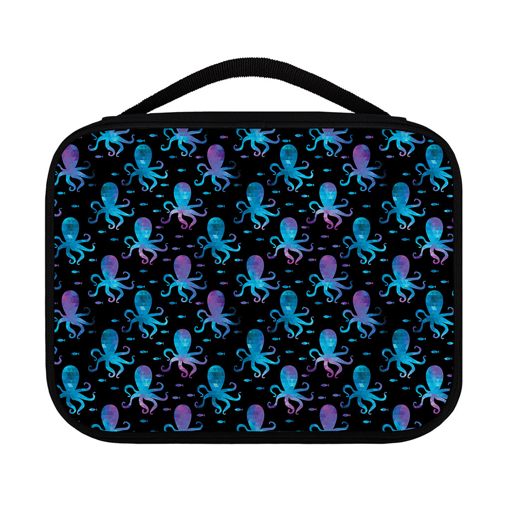 Purple And Teal Octopus Pattern Print Classic Bible Case