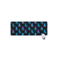 Purple And Teal Octopus Pattern Print Extended Mouse Pad