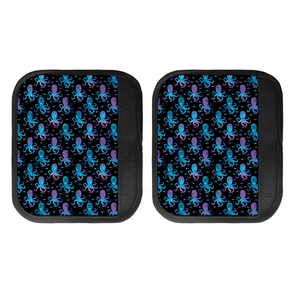 Purple And Teal Octopus Pattern Print Handle Covers