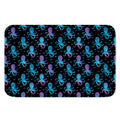Purple And Teal Octopus Pattern Print Indoor Door Mat