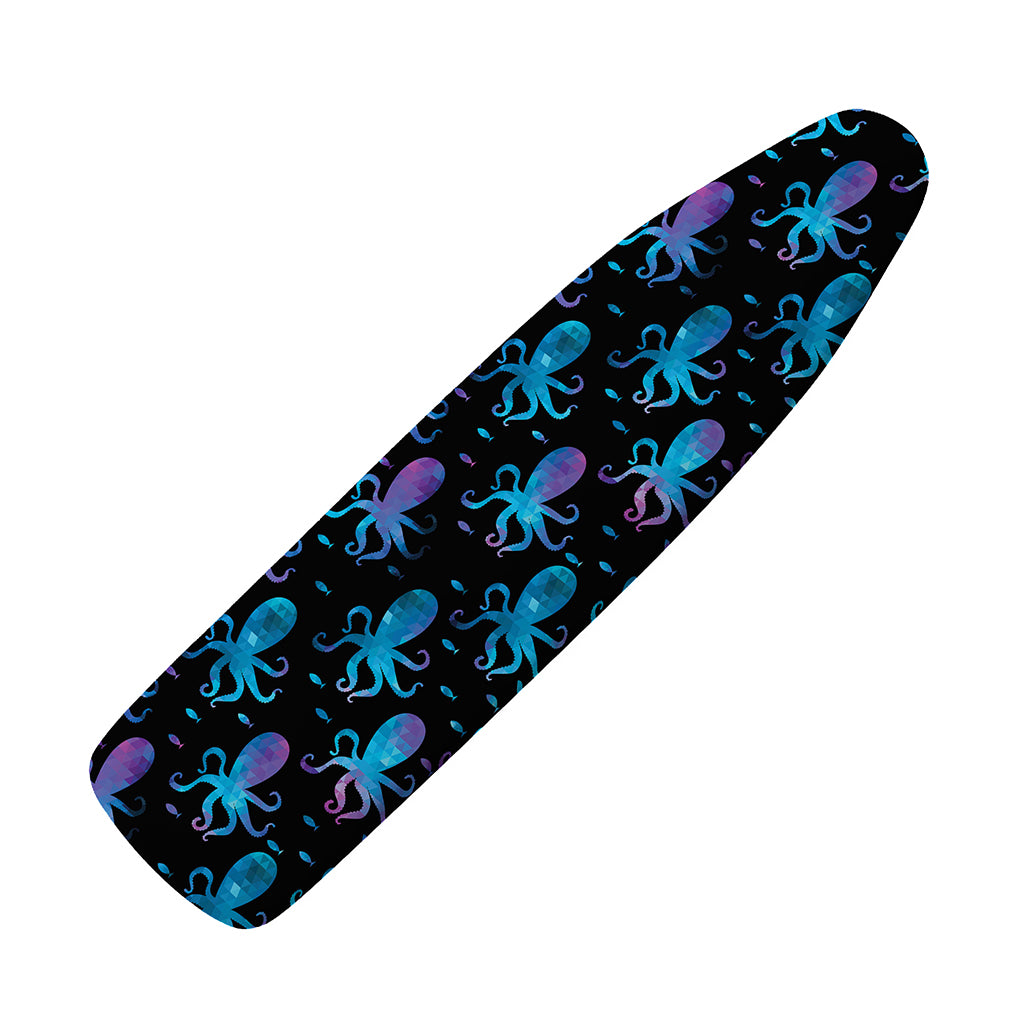 Purple And Teal Octopus Pattern Print Ironing Board Cover