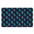 Purple And Teal Octopus Pattern Print Polyester Doormat