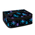 Purple And Teal Octopus Pattern Print Small Lunch Bag