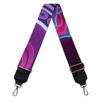 Purple And Teal Om Mandala Print Bag Strap