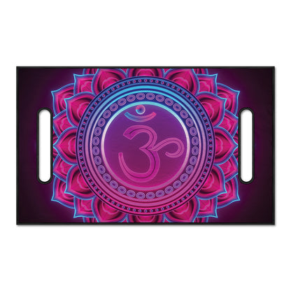 Purple And Teal Om Mandala Print Golf Cart Seat Cover