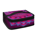 Purple And Teal Om Mandala Print Small Lunch Bag