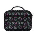 Purple And Teal Skull Pattern Print Briefcase Bible Bag