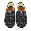 Purple And Teal Skull Pattern Print Casual Shoes