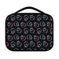 Purple And Teal Skull Pattern Print Classic Bible Case