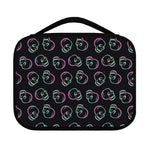 Purple And Teal Skull Pattern Print Classic Bible Case