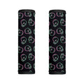 Purple And Teal Skull Pattern Print Handle Covers
