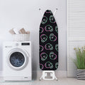 Purple And Teal Skull Pattern Print Ironing Board Cover