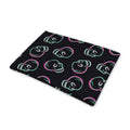 Purple And Teal Skull Pattern Print Pet Cooling Mat Cover