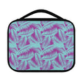 Purple And Teal Tropical Leaf Print Classic Bible Case