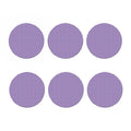 Purple And White Checkered Pattern Print Coaster Set