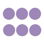 Purple And White Checkered Pattern Print Coaster Set