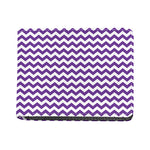 Purple And White Chevron Pattern Print Bifold Wallet