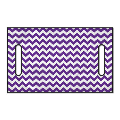 Purple And White Chevron Pattern Print Golf Cart Seat Cover