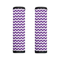 Purple And White Chevron Pattern Print Handle Covers