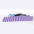 Purple And White Chevron Pattern Print Sports Towel