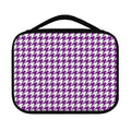 Purple And White Houndstooth Print Classic Bible Case
