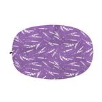 Purple And White Lavender Pattern Print Car Side Mirror Covers