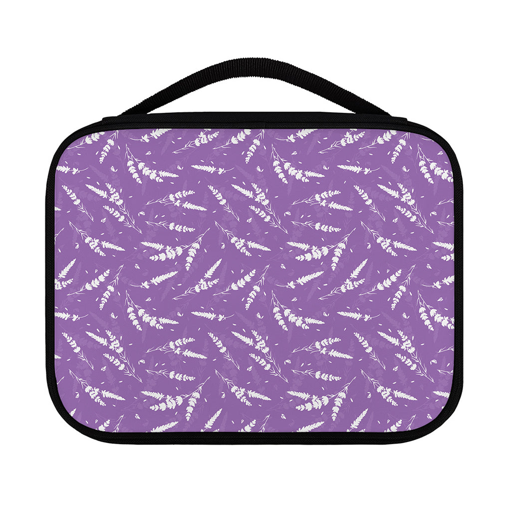Purple And White Lavender Pattern Print Classic Bible Case
