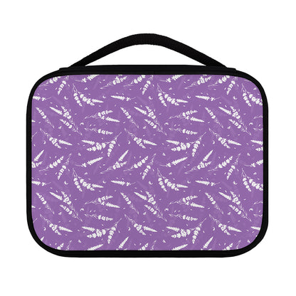 Purple And White Lavender Pattern Print Classic Bible Case