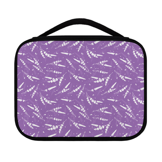 Purple And White Lavender Pattern Print Classic Bible Case