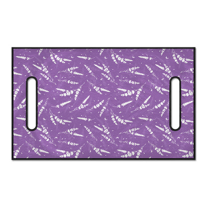 Purple And White Lavender Pattern Print Golf Cart Seat Cover
