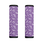 Purple And White Lavender Pattern Print Handle Covers
