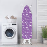 Purple And White Lavender Pattern Print Ironing Board Cover