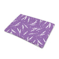 Purple And White Lavender Pattern Print Pet Cooling Mat Cover