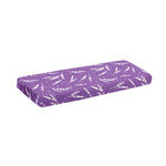 Purple And White Lavender Pattern Print Piano Keyboard Cover