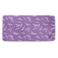 Purple And White Lavender Pattern Print Towel